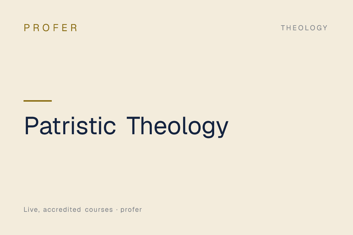 Patristic Theology
